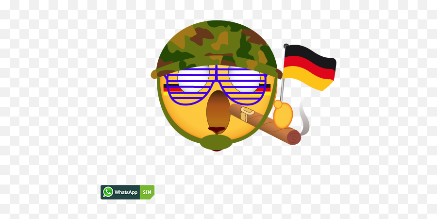 Erschrockenes Emoji Mit Deutschland - Flaggenmakeup Und Deutschland Emojis,Makeup Emojis