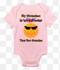Baby Bodysuits - Happy Emoji,Emoticon Ssying Hi Babe