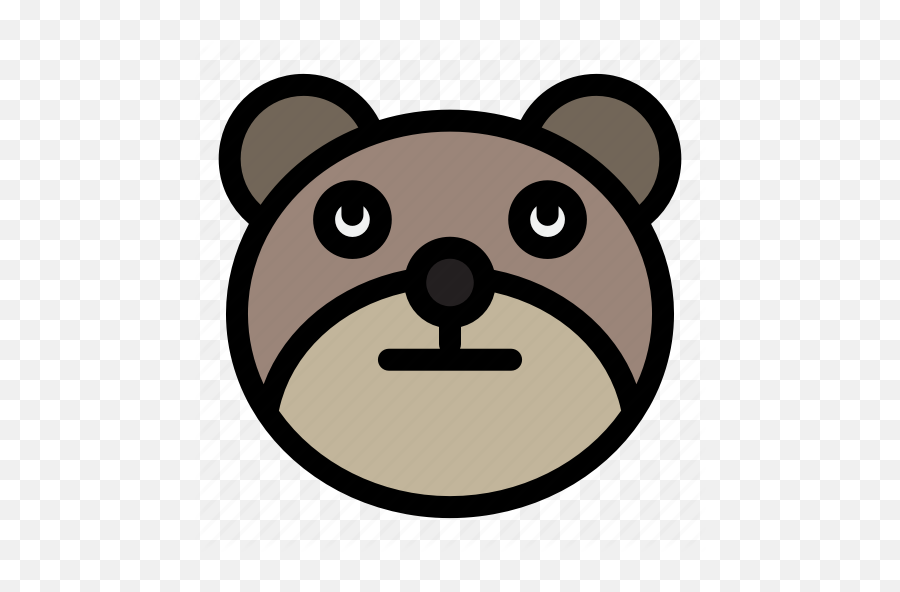 Bear Emoji Emoticon Kawaii Rolling Eyes Icon - Download On Iconfinder Tiger,Eye Rolling Emoji