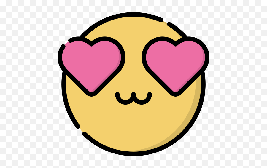 Heart Eyes - Free Love And Romance Icons Happy Emoji,Heart Eyes Text Emoji