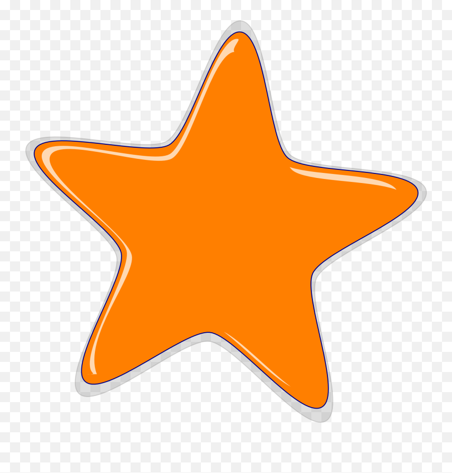 Orange Star Drawing Free Image Download - Estrela Rosa Png Desenho Emoji,Emotions Associated With Star Shape
