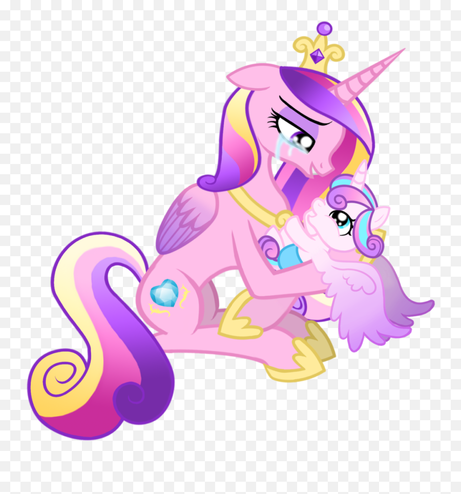 Artist Rose Beuty Crying Cute Floppy - Princess Cadence And Princess Cadence And Flurry Heart Emoji,Flurry Of Emotions