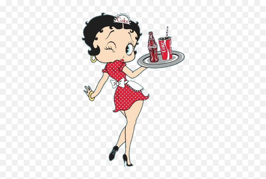 Cartoon Bettyboop Cocacola Sticker By Nrggiulia83 - For Women Emoji,Betty Boop Emoji
