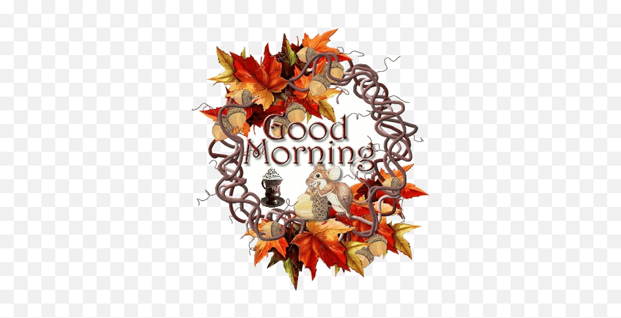 Most Viewed Gifs - Good Morning Dear Friend In Autumn Emoji,Guten Morgen Heart Emoticon