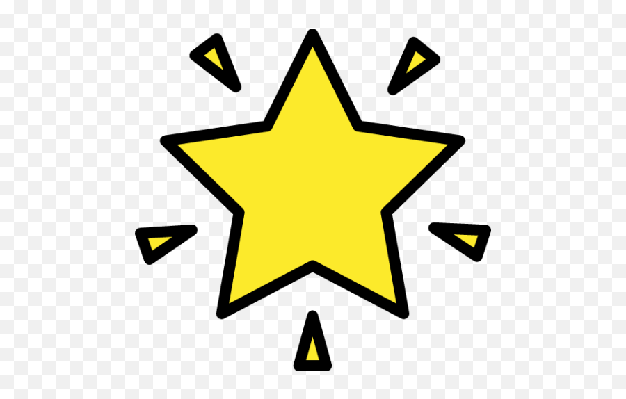 Glowing Star Emoji - Download For Free U2013 Iconduck Brillante Emoji,Simple Stars Emojis For Captions
