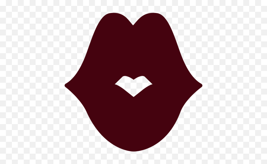 Big Kiss Silhouette - For Women Emoji,Blow A Kiss Emoji