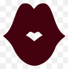 Big Kiss Silhouette - For Women Emoji,Blow A Kiss Emoji