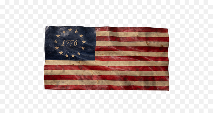 Betsy Ross Wavy Wooden American Flag - Ucf Flags Emoji,Betsy Ross Emoticon