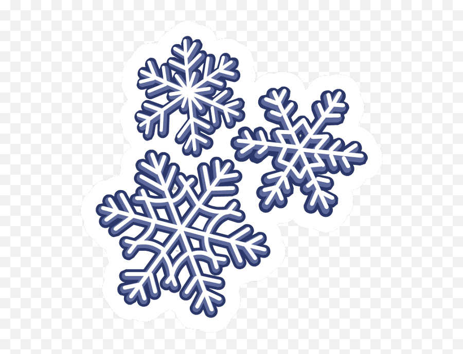 Copos De Nieve Png - Club Penguin Snow Flakes Clipart Full Copo De Nieve Clipart Png Emoji,Emojis De Pinguinos