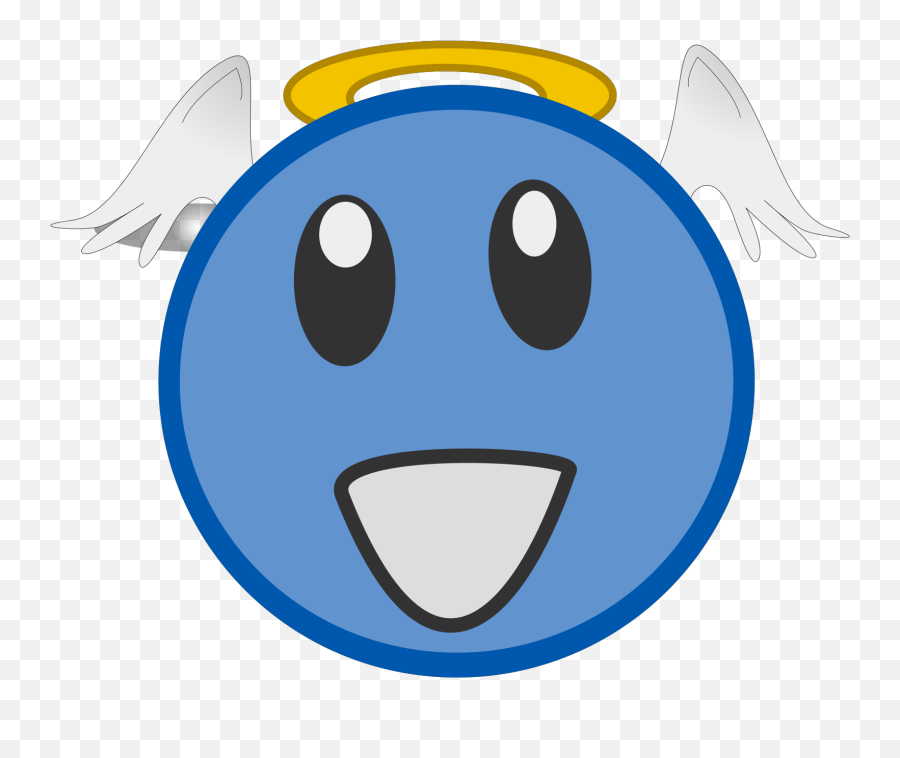 Angel Face Clip Art - Happy Emoji,Cat Angel Emoticon