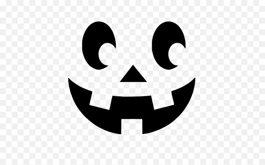 Free Pumpkin Carving Templates - Cute Pumpkin Stencils Jack O Lantern Face Design Emoji,Emoticon Pumpkin Carving Pictures