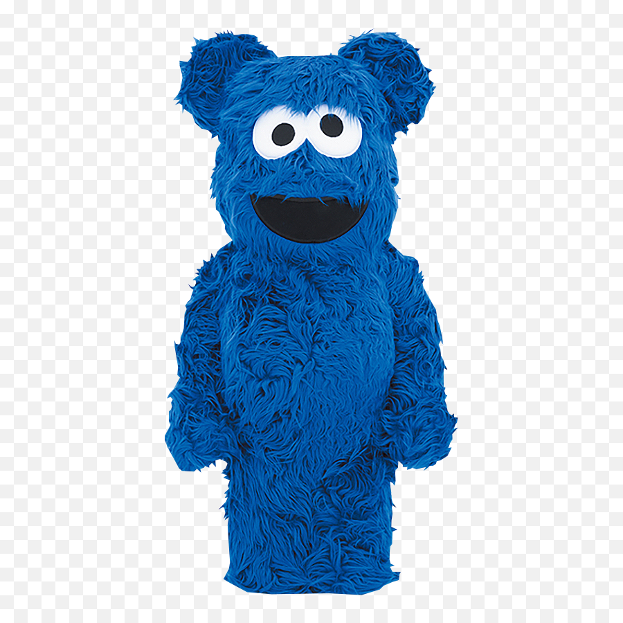 Berbrick Cookie Monster Costume Version 1000 Collectible - Cookie Monster Bearbrick Emoji,Sesame Street Count Numbers Emoticon