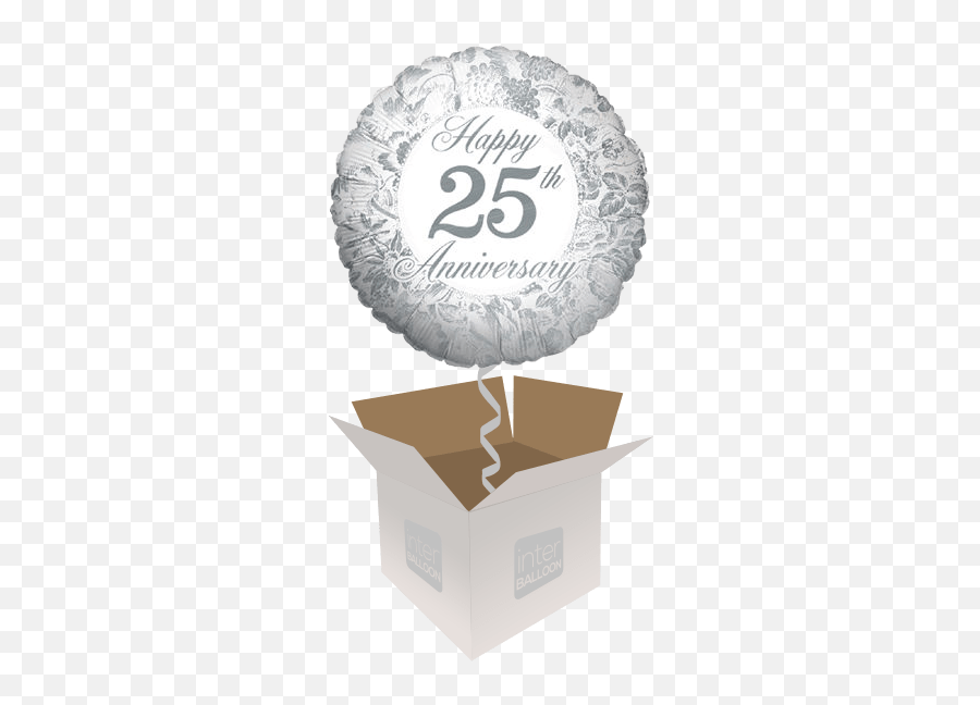 Birthday Helium Balloons Delivered In The Uk By Interballoon - Congratulations On Your 25 Years Anniversary Emoji,What Is Birthday Cake And Trophy Emoji