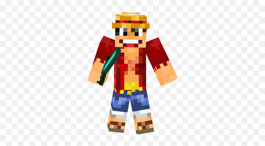 Minecraft Skins Luffy - Skin Para Minecraft Luffy Emoji,Hidden Emotions Minecraft Skin