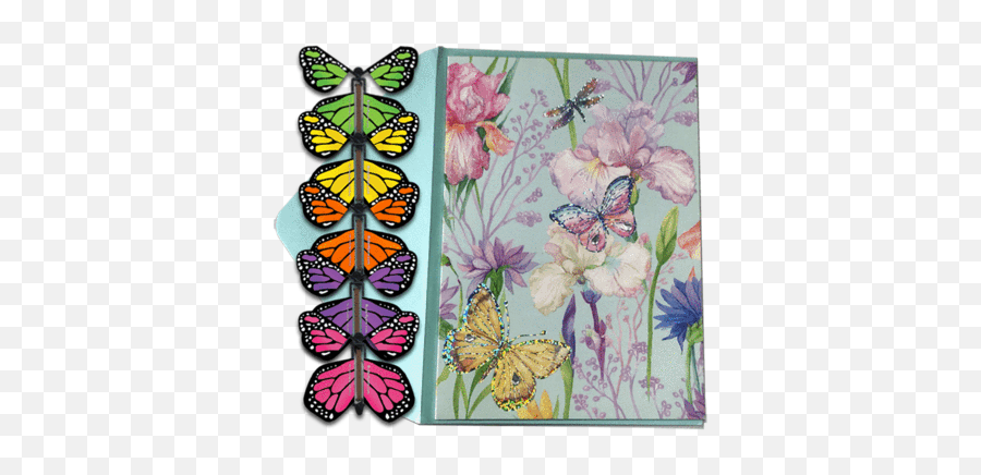 Roller Coaster Card With Flying Butterfly Butterflyers Emoji,Free Butterfly Emojis