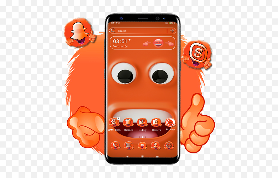 Download Funny Happy Face Emoji Theme On Pc U0026 Mac With - Smartphone,Funny Face Emoji