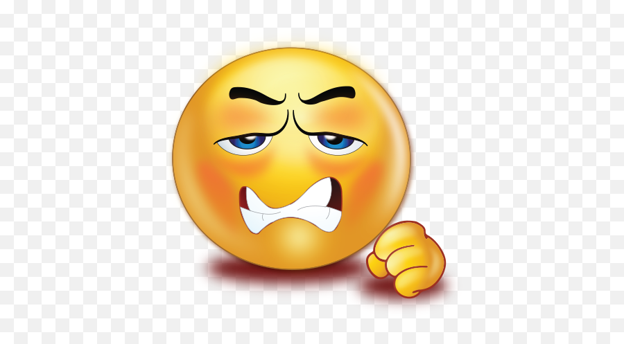Angry Sad Fist Emoji - Stickers Sad Messenger,Sad Emoticon Copy And Paste