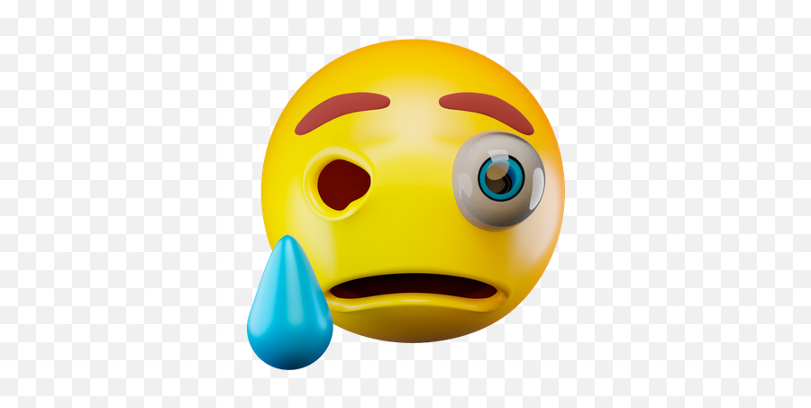 Crying Emoji Icon - Download In Colored Outline Style,Cry Emoji