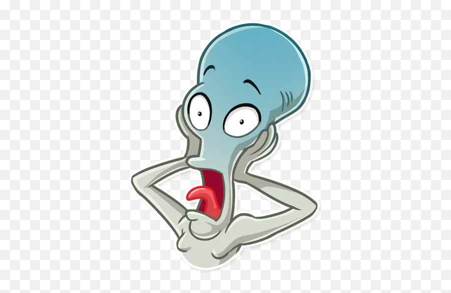 Roger Smith Stickers - Live Wa Stickers Emoji,Squidward Emoji