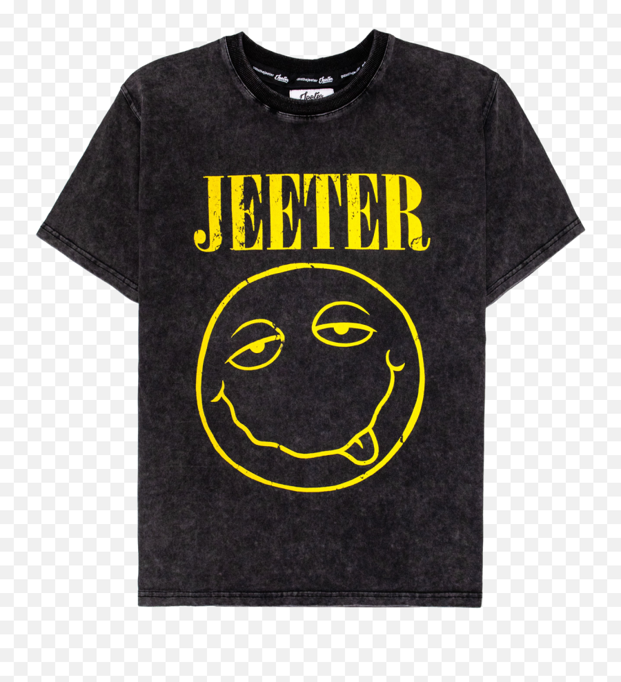 Mr Smiley Vintage Tee Emoji,Nervous Emoticon