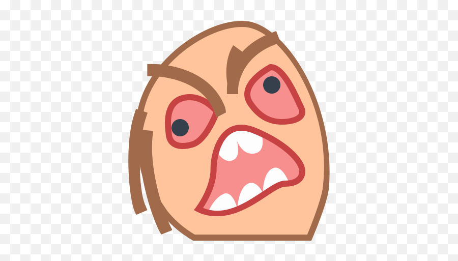 Angry Face Meme Icon In Office Style Emoji,Samsung Angry Emoji