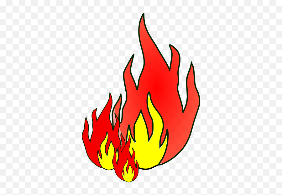 Flames Fire Flame Clip Art Free Vector - Fore Clip Art Emoji,Fire Flame Emoji
