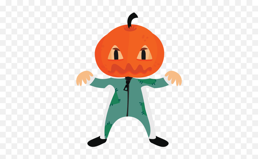 Download Vector - Set Of Cartoon Halloween Pumpkins Clipart Halloween Costumes Transparent Background Emoji,Orange Lantern Emotion