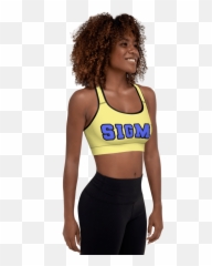 Sigma Padded Sports Bra - Sports Bra Emoji,Female Emoji Joggers