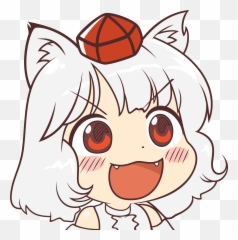 Wan - Chibi Touhou Momiji Emoji,Emotion Art Meme