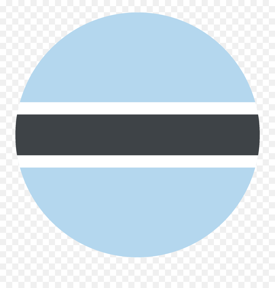Botswana Flag Emoji Clipart - Vertical,Botswana Flag Emoji