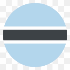 Botswana Flag Emoji Clipart - Vertical,Botswana Flag Emoji