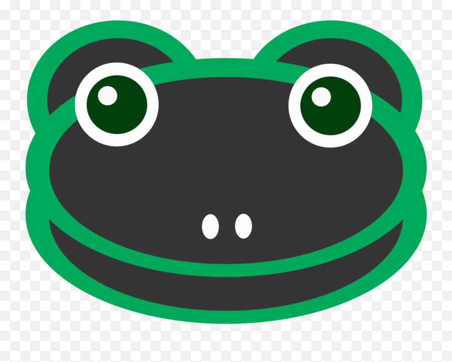Frog Black Green - Dot Emoji,Cheshire Cat Emoticon