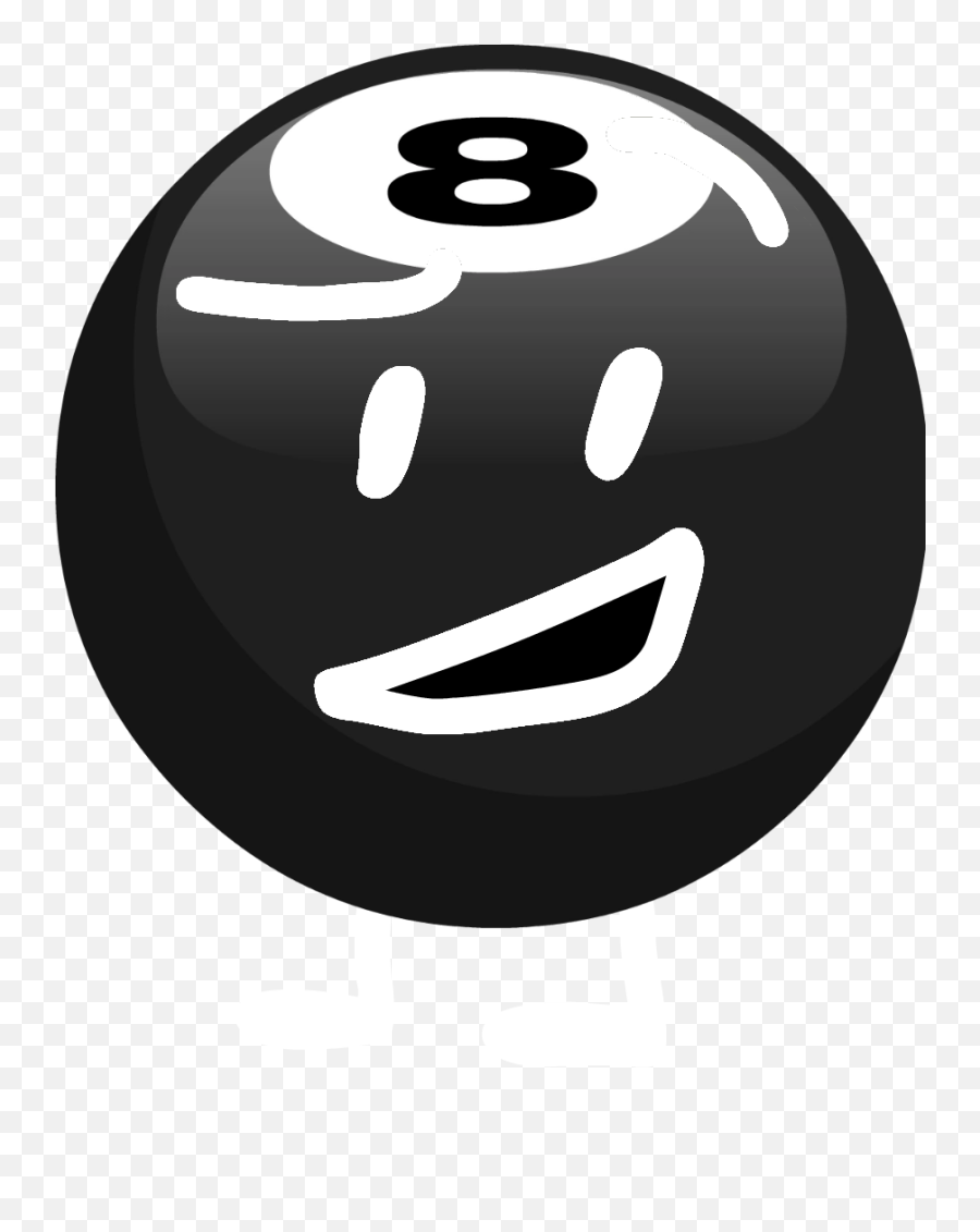 Golf Ball But Shes Actually 8 - Bfb 8 Ball Png Emoji,Golf Ball Emoticon