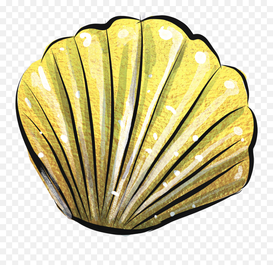 Seashell Shell Clamshell Beach Sticker - Great Scallop Emoji,Clamshell Emoji