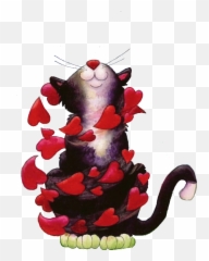 Katerverliebt2 Love Gif Animal Gifs Special Friend Quotes - Chat Coeur Emoji,Wechat Emoticon