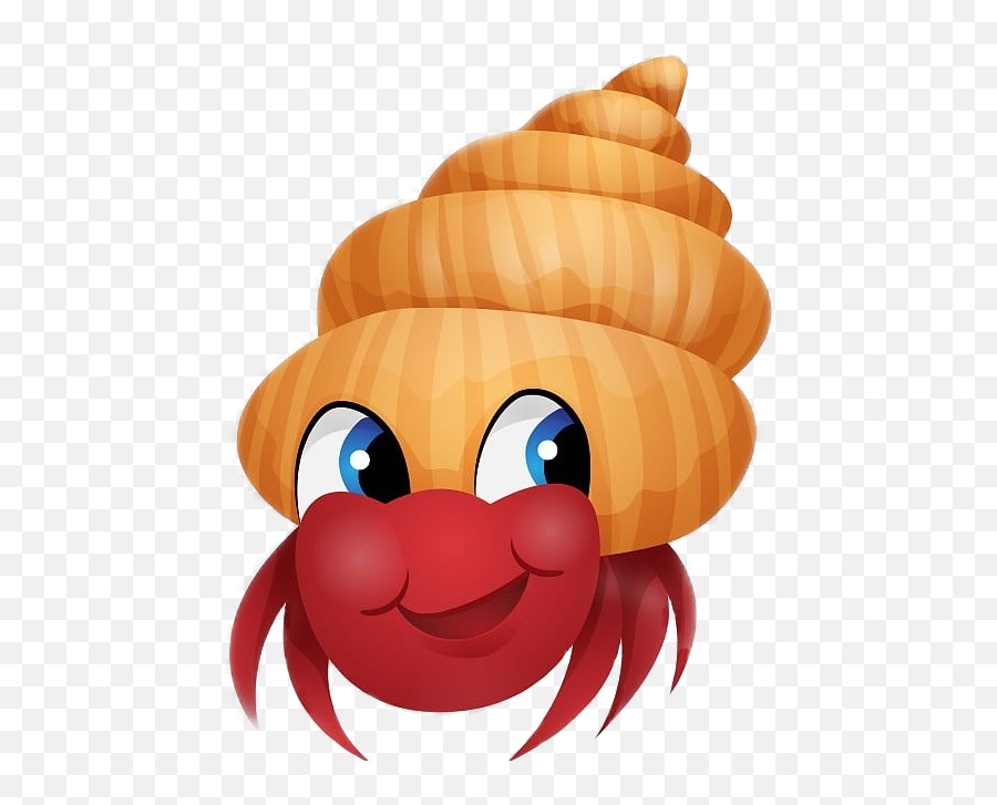 Seashell Seashells Sticker - Cute Sea Shells Cartoon Emoji,Seashell Emoji