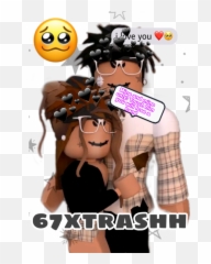 The Most Edited Slenders Picsart - Aesthetic Roblox Couple Gfx Emoji,Slender Emoticon