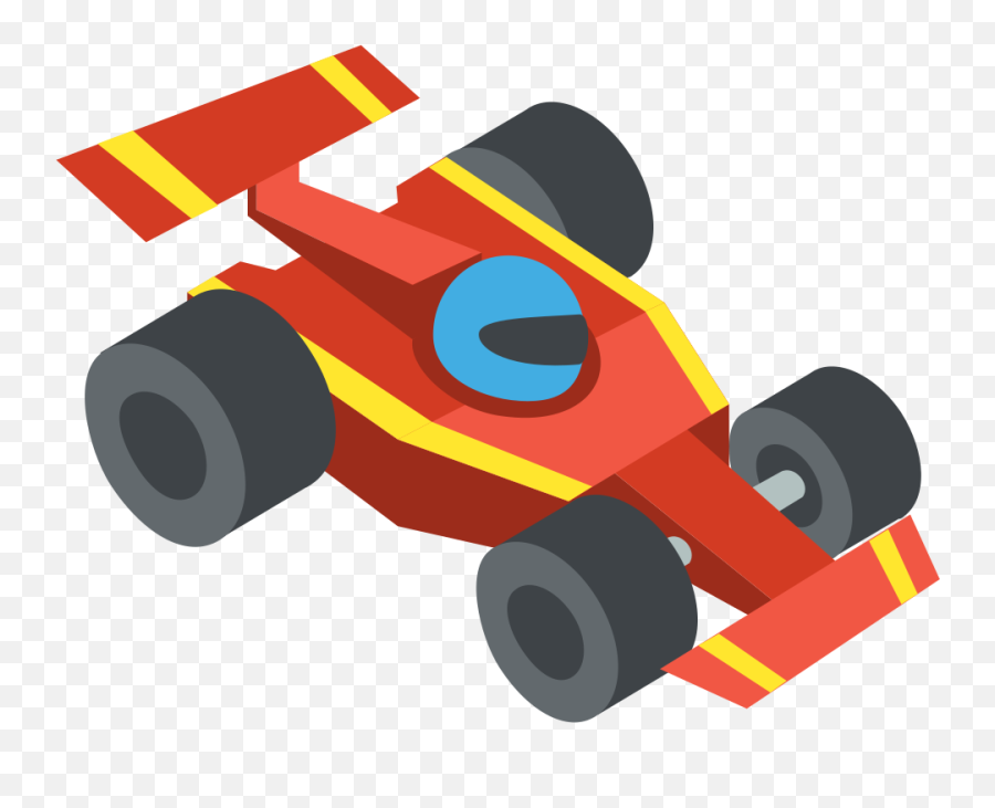 Race Car Icon Png Clipart - Toy Race Car Clipart Emoji,Car Crash Emoji