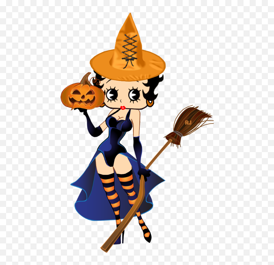 Betty Boop Happyhalloween Betty Boop Halloween - Halloween Betty Boop Clipart Emoji,Emoji Bath Robe