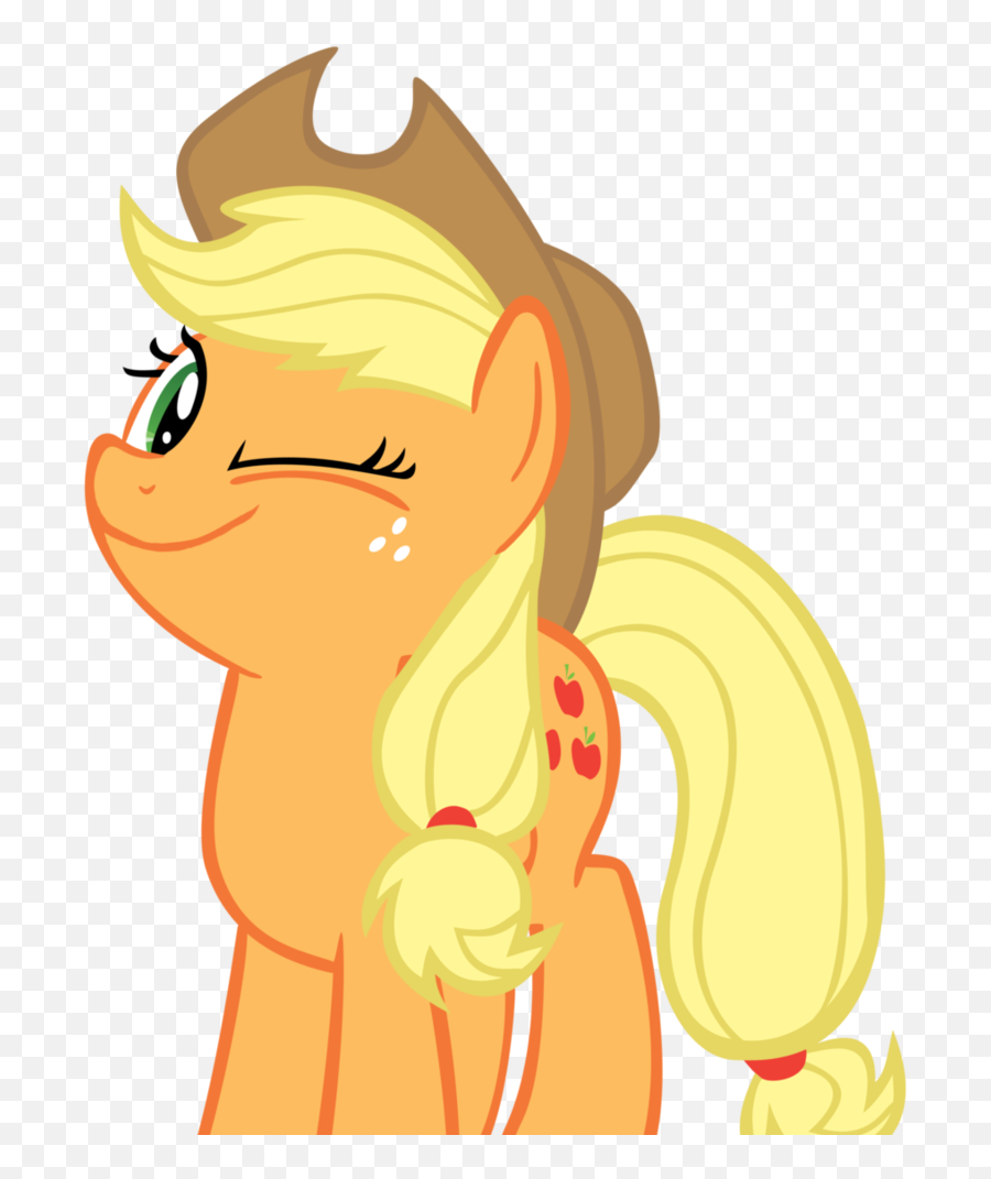 101 Reasons Why I Love Applejack - Sugaru0027s Sweet Sentiments Applejack Wink Emoji,J.j Missing Emojis