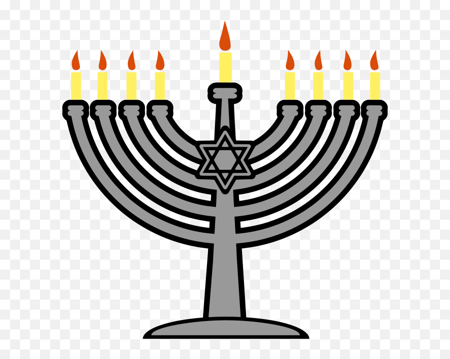 Menorah Hanukkah Chanukah Candles - Menorah Emoji,Menorah Emoji