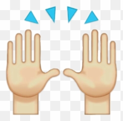 Manoscreativas Manos Emoji Praise Hands - Praise Hands Emoji Png,High Five Emoji