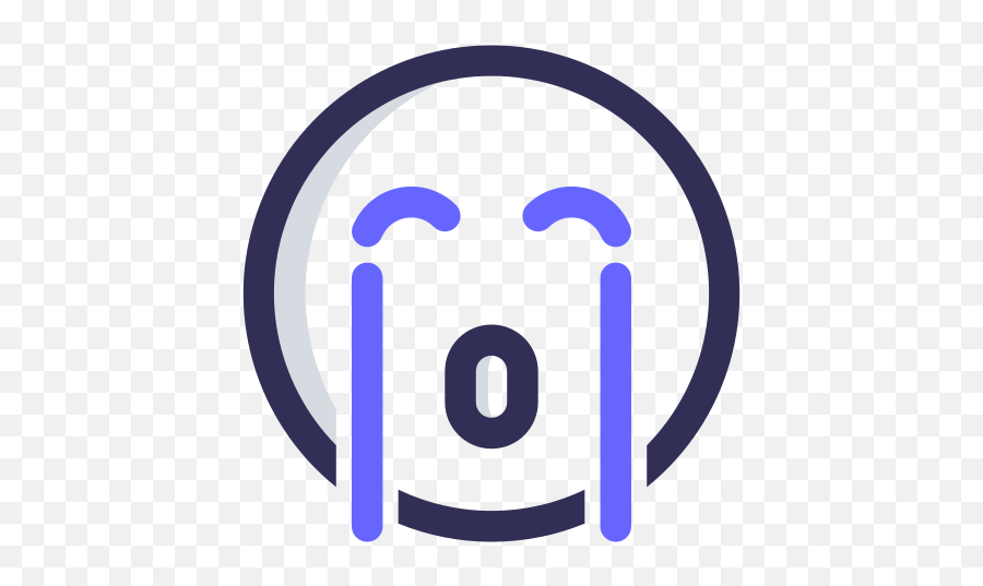 Crying Emo Emoticon Face Emoji Free Icon Of Buma - Emojis Dot,Crying Emoji