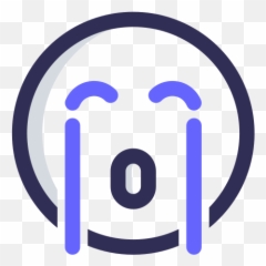 Crying Emo Emoticon Face Emoji Free Icon Of Buma - Emojis Dot,Crying Emoji