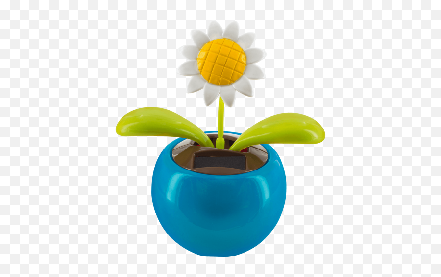 Solar - Powered Dancing Flowers Pylones Solar Energy Emoji,Teal Flower Emoticon
