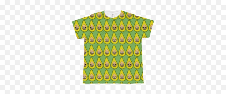 Avocado Shirt - Short Sleeve Emoji,Guacamole Emoticon