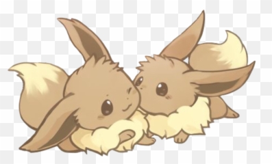 Eevee Kawaii Pokemon Pokemonsticker - Fictional Character Emoji,Pokemon Eevee Emoji Gif