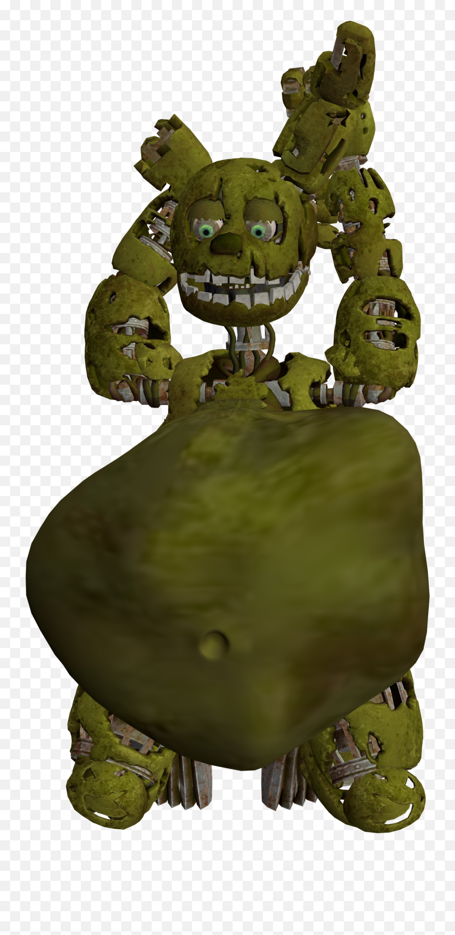 Posing That Gut Vore By Redfire480 - Fur Affinity Dot Net Fictional Character Emoji,Fnaf My Emoji Springtrap