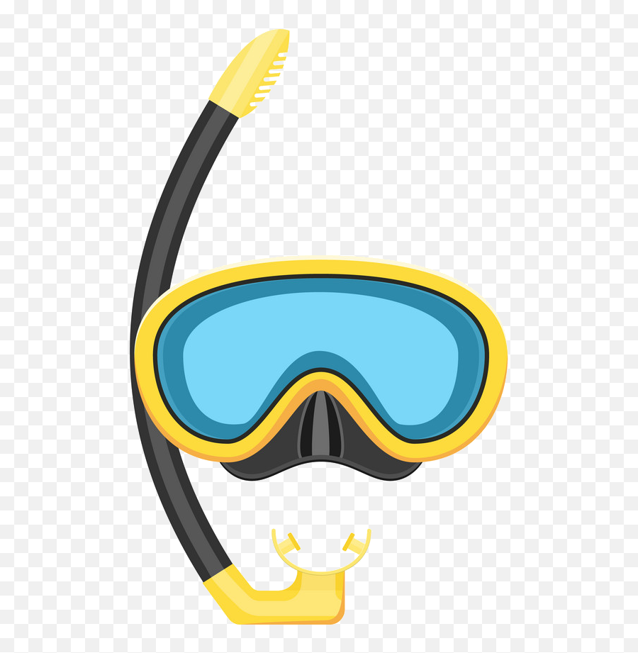 Download Underwater Set Mask Snorkel - Snorkel Illustration Emoji,Flower Emoticon Dive