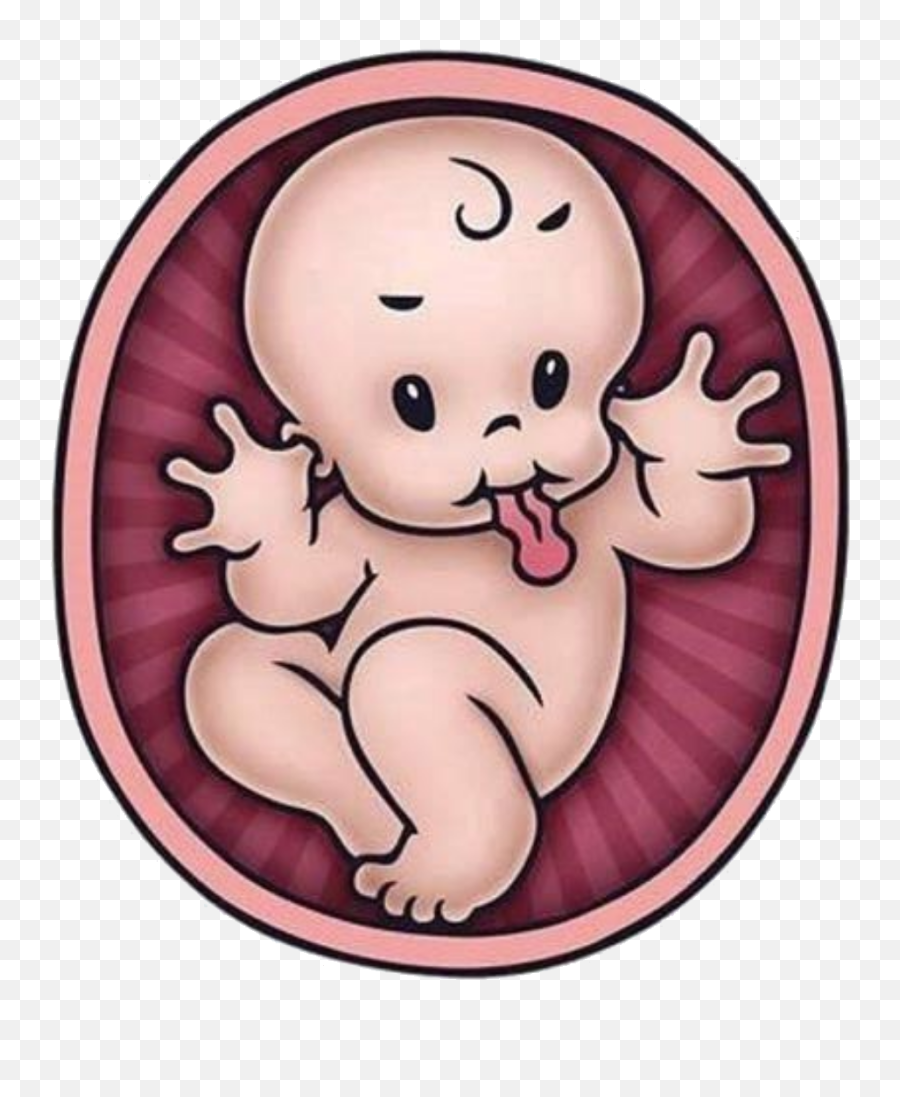Bebe Sticker By Perola - Animated Baby In Womb Cartoon Emoji,Saree Emoji